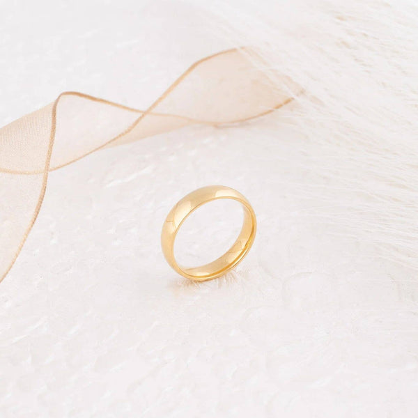 14K Gold Filled Plus™ Blank Ring: 8 / 6mm