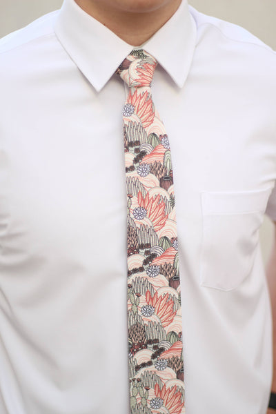 Cactus Garden: 2.5" Slim/Skinny Tie