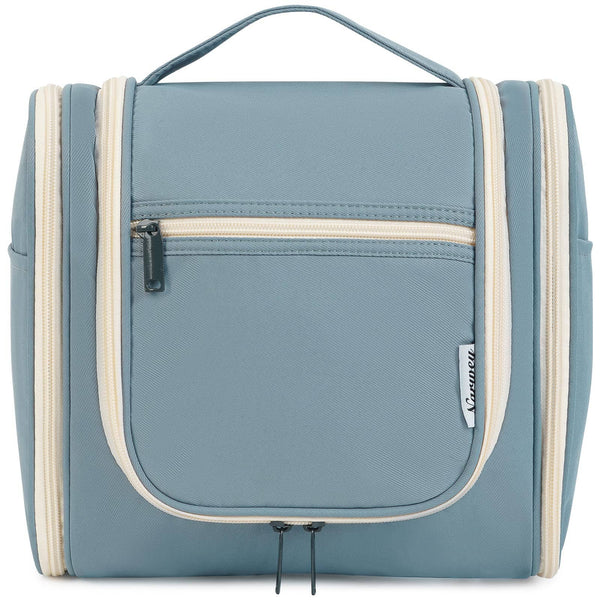 Large Hanging Toiletry Bag With Hook Cosmetics Organizer: Greyish Blue / Large