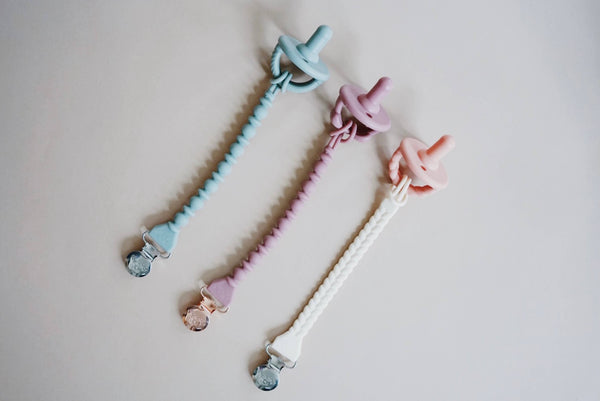 Sweetie Soother™ Pacifier Sets (2-pack): Agave + Succulent Cables