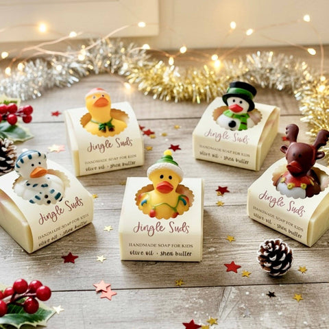 Jingle Suds Holiday Handmade Soap Bar for Kids SEASONAL