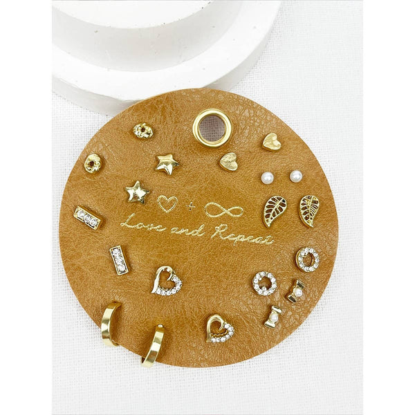 Sweetheart Everyday Earrings: GOLD / ONE(6) - Lulu Bella Boutique