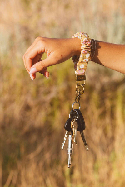 Autumnal Mustard Keychain - Lulu Bella Boutique