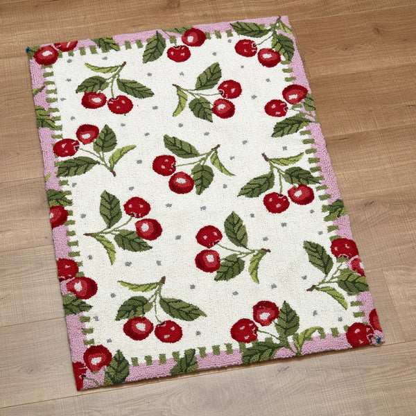 Sweet Cherry Hook Rug - Suzanne Nicoll - Lulu Bella Boutique