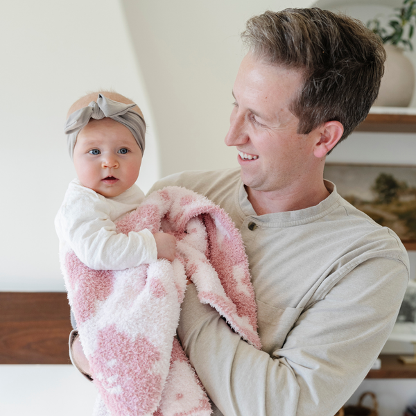 DOUBLE-LAYER BAMBONI® RECEIVING BLANKETS: Petal Double Layer