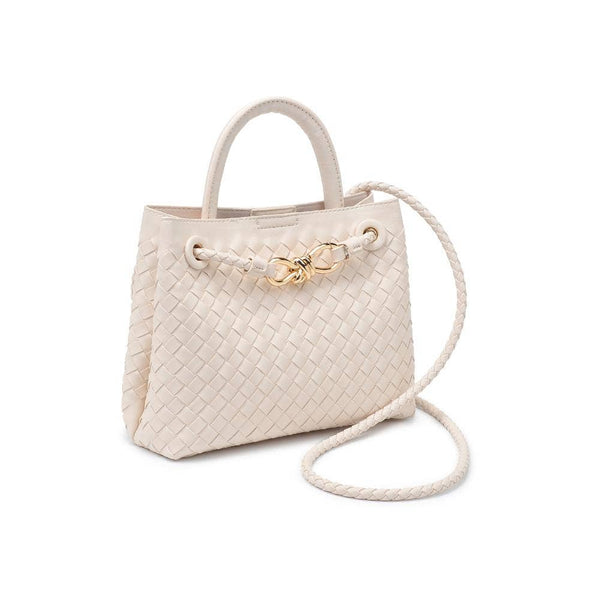 Blakely Woven Crossbody: Ivory - Lulu Bella Boutique