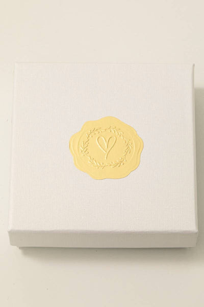 Gold Dipped Cluster And Heart Stud Earrings Set: GD - Lulu Bella Boutique