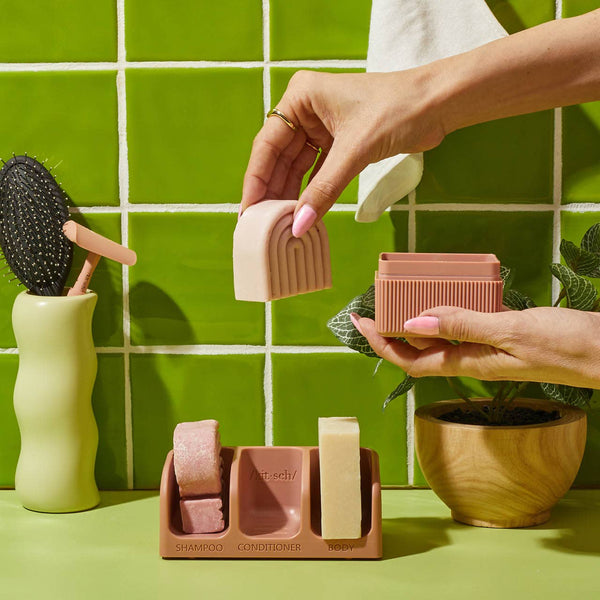 Self-draining Soap Dish - Terracotta - Lulu Bella Boutique