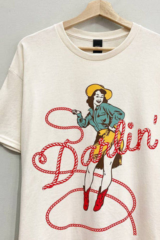 Darlin' Cowgirl Tee - Lulu Bella Boutique