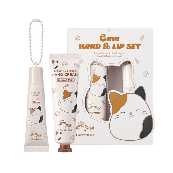Squishmallows x TONYMOLY Hand & Lip Set: Cam