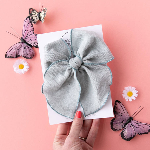 Misty Blue | Party Bow