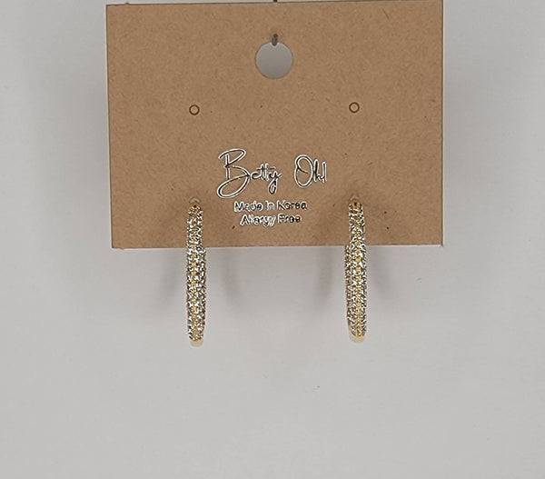 CLICKER EARRINGS.: GOLD