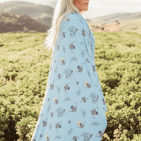 Honey Swaddle Blanket - Lulu Bella Boutique