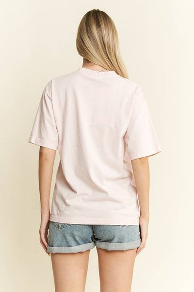 EASY TIGER GRAPHIC TOP: L.Pink / S - Lulu Bella Boutique