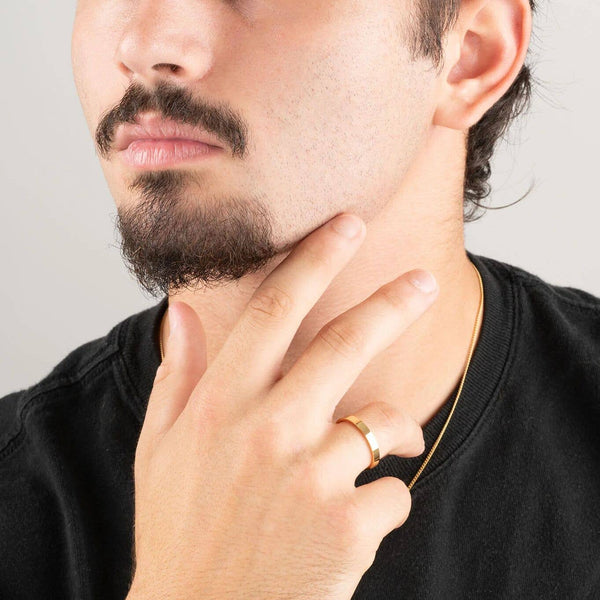 14K Gold Filled Plus™ Flat Blank Ring: 7 / 2mm