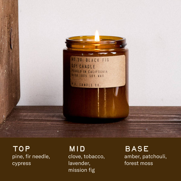 Black Fig - 7.2 oz Standard Soy Candle: 7.2 oz - Lulu Bella Boutique