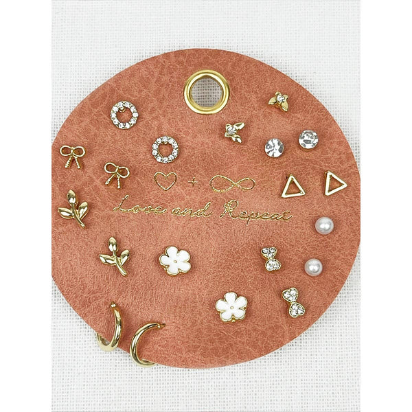 Minimalist Everyday Earrings: GOLD / ONE(6) - Lulu Bella Boutique