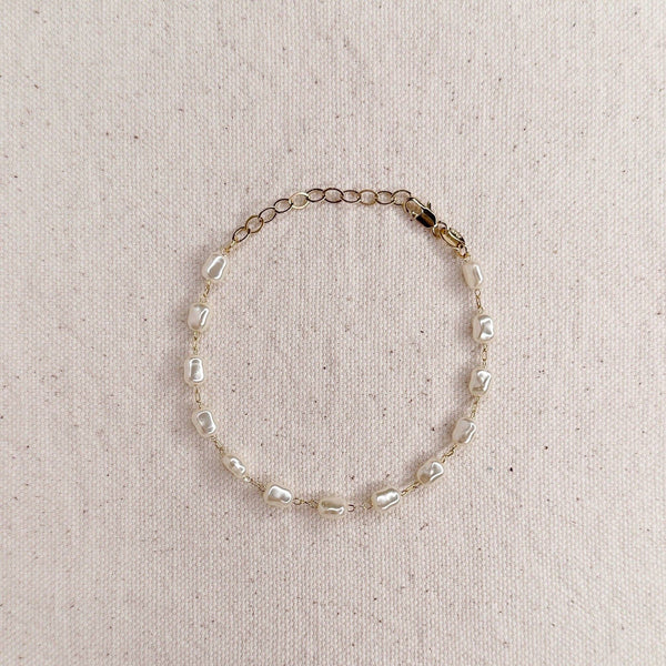 Baroque Pearl Bracelet - Lulu Bella Boutique