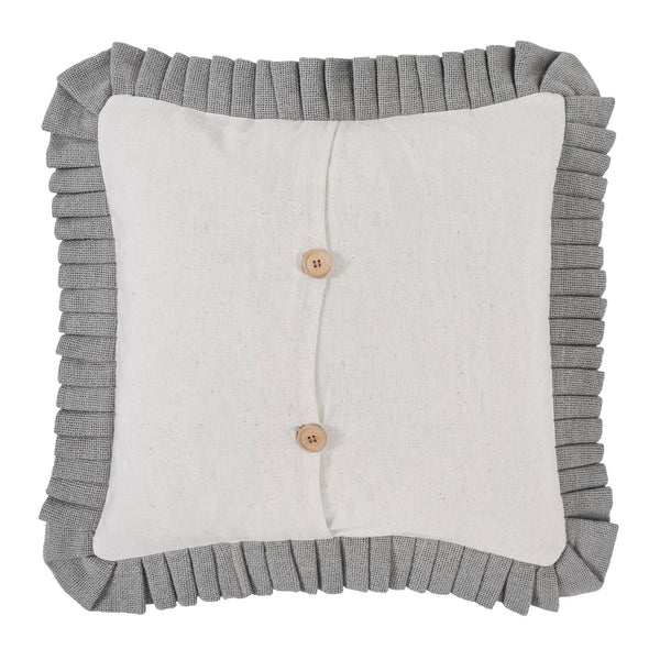 Embroidered Bee Honey Pillow 18x18 - Lulu Bella Boutique