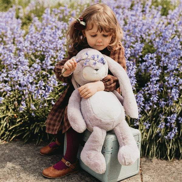 Big Nibble 20" Bunny - Lilac Marble - Lulu Bella Boutique