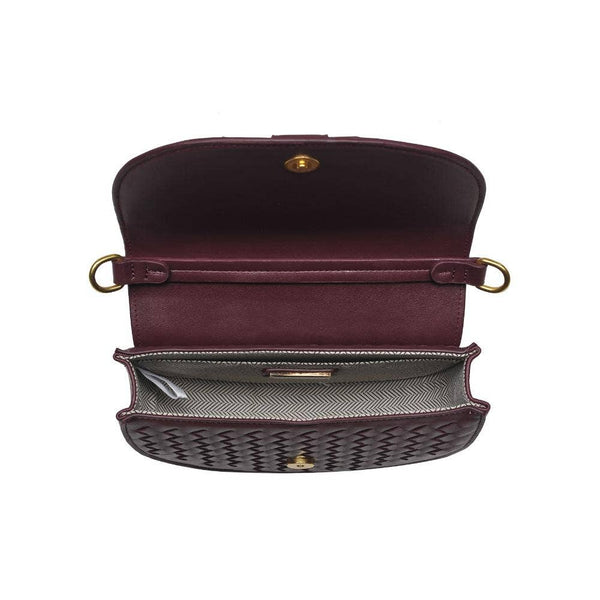 Alise Woven Crossbody: Oatmilk - Lulu Bella Boutique