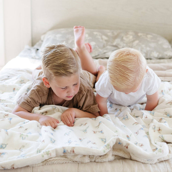 PETER RABBIT™ BAMBOO RAYON MUSLIN/LUSH BLANKETS: Girl - Lulu Bella Boutique