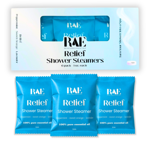 Relief Shower Steamers 6 Pack - Made in USA - Aromatherapy 