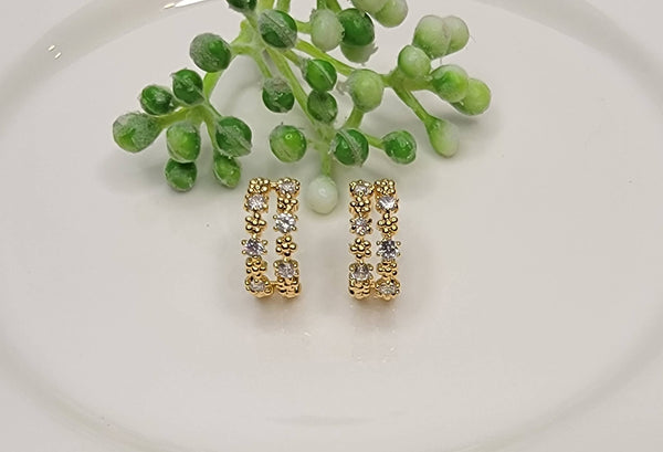 Double Diamond Hoops