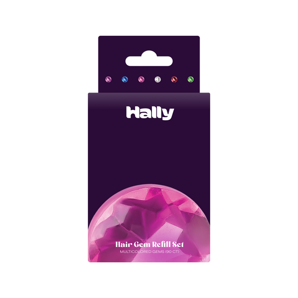 Hally Gem Pen Multi-Colored Refill (90 Count): Glittery - Lulu Bella Boutique