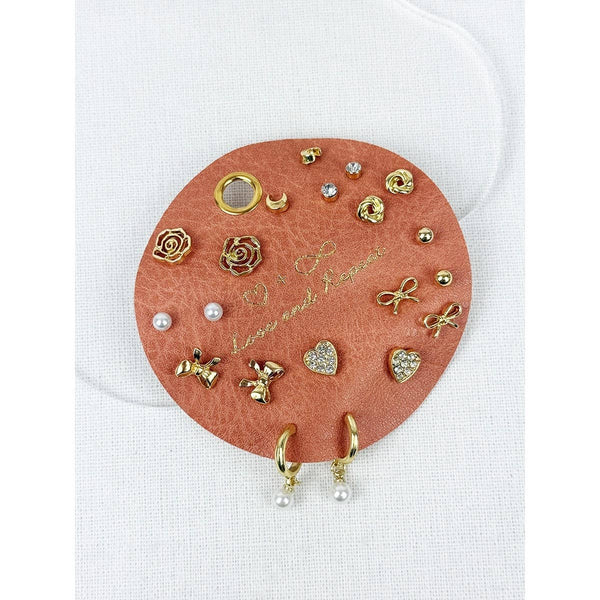Shine All Day Minimal Earrings: GOLD / ONE(6) - Lulu Bella Boutique