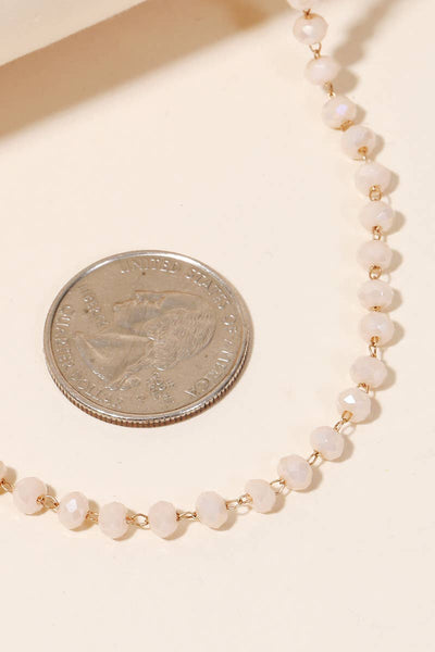 Glass Beaded Necklace: GDHPK - Lulu Bella Boutique