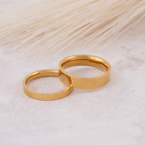 14K Gold Filled Plus™ Flat Blank Ring: 7 / 2mm