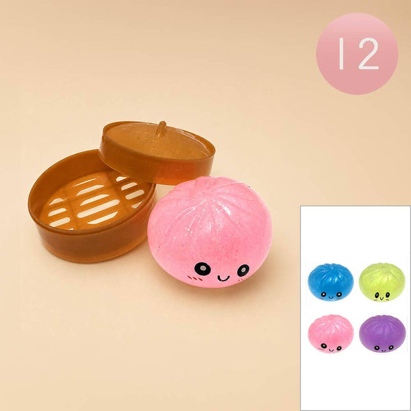 Steamed Bao Bun Dumpling Squeeze Squishy Stress Relief Toy