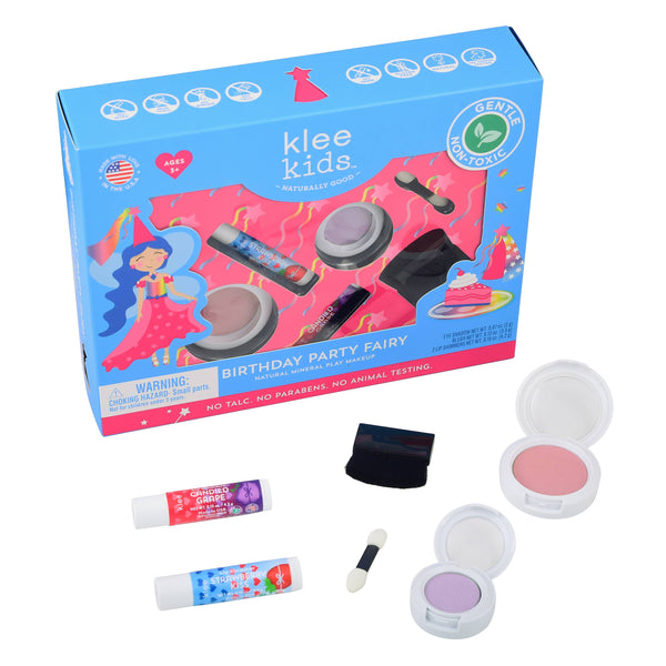 NEW! Birthday Party Fairy - Klee Kids Play Makeup 4-PC Kit: Birthday Party Fairy