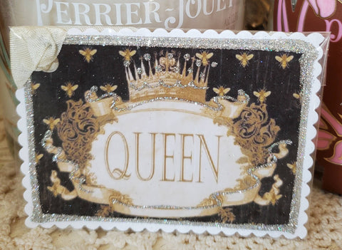 Gift Tag Queen n Crown - Lulu Bella Boutique