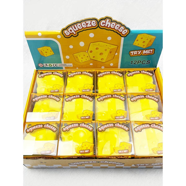 Viral Slow Rising Cheese Squishy Toy: YELLOW