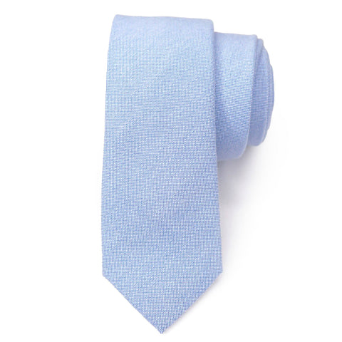 Sky Blue Men's Tie: Mens Modern - 2.5" wide x 58" long - Lulu Bella Boutique