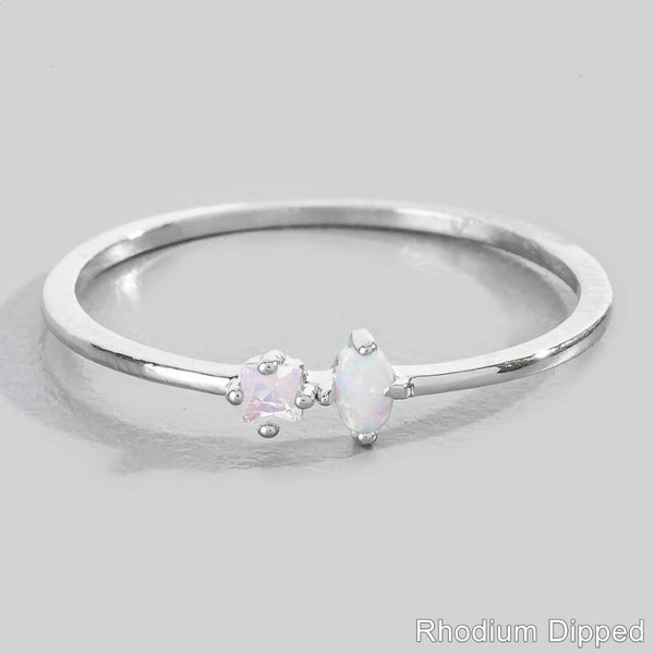 Gold Dipped Ribbon Bow Ring