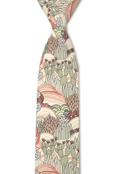 Cactus Garden: 2.5" Slim/Skinny Tie