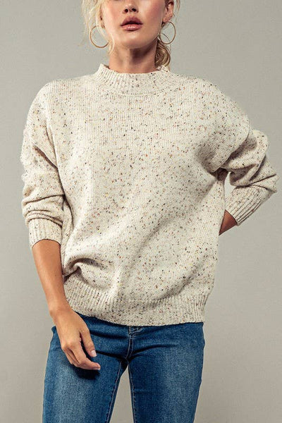 Sustainable Speckle Knit Sweater