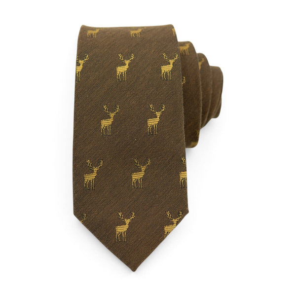 Buck Fever - Men's Tie: Mens Modern - 2.5" wide x 58" long