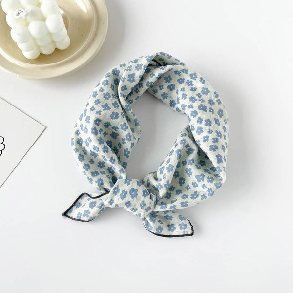Vintage Paisley Versatile Floral Print Square Scarf - Lulu Bella Boutique