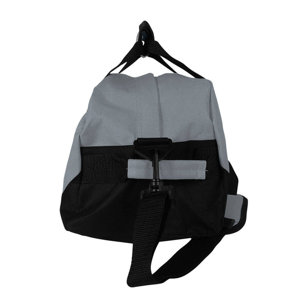 DALIX 14" Small Duffle Bag Two Toned Gym Travel Bag: White - Lulu Bella Boutique