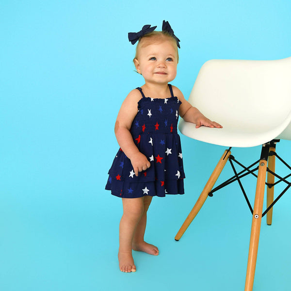 Sam SMOCKED TIERED TUTU: 3-6m - Lulu Bella Boutique