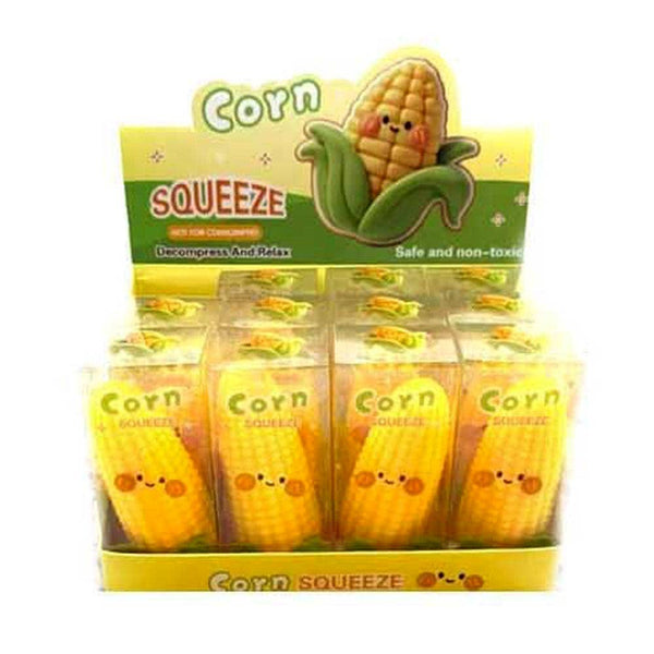 ASMR Crunchy Corn Shaped Crunching Sound Squeeze Squishy Stress Relief Toy