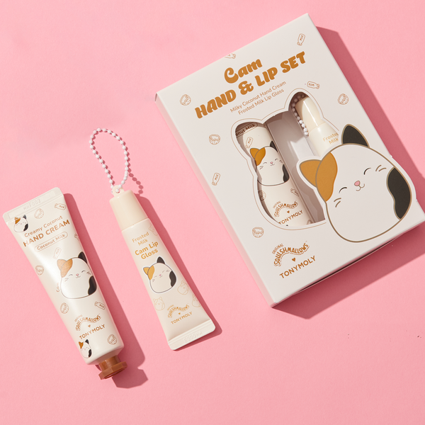 Squishmallows x TONYMOLY Hand & Lip Set: Cam