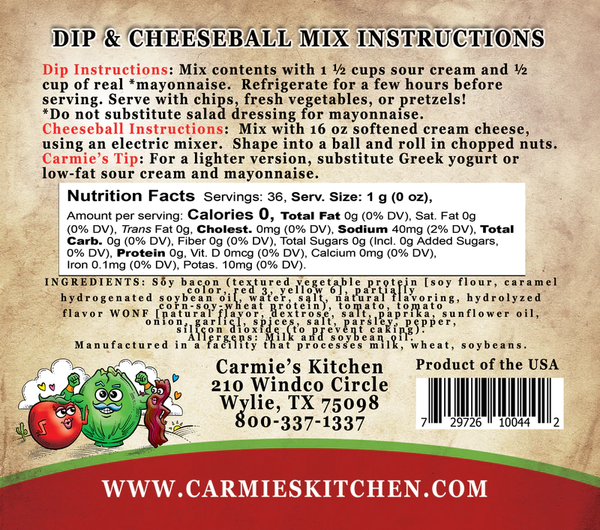 BLT Dip Mix - Lulu Bella Boutique