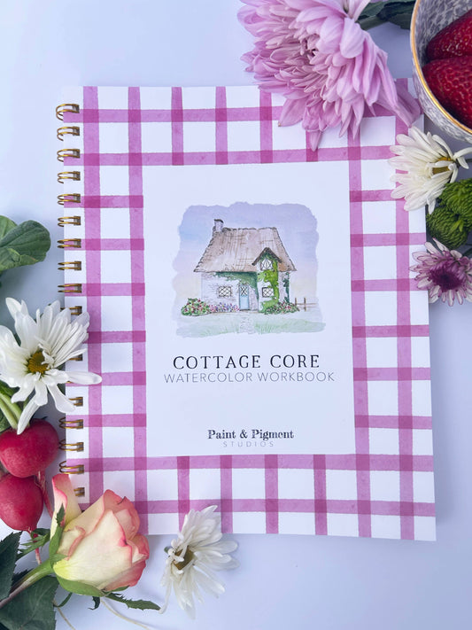 Cottage Core Watercolor Workbook - Lulu Bella Boutique