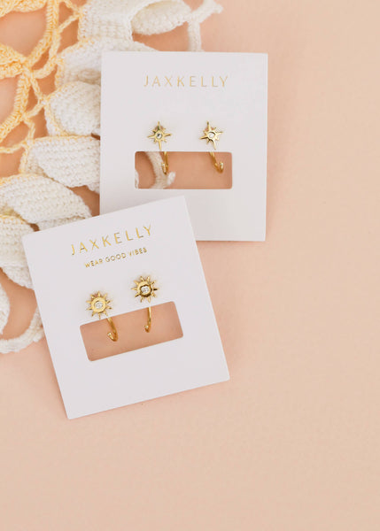Icon Huggies - Star - Gold Earrings