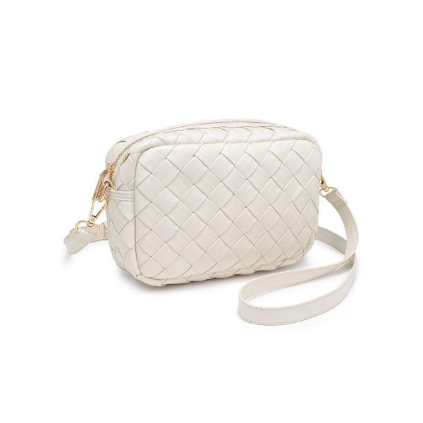 Maddie Woven Crossbody: Black - Lulu Bella Boutique